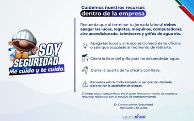 Cuidemos nuestros recursos dentro de la empresa